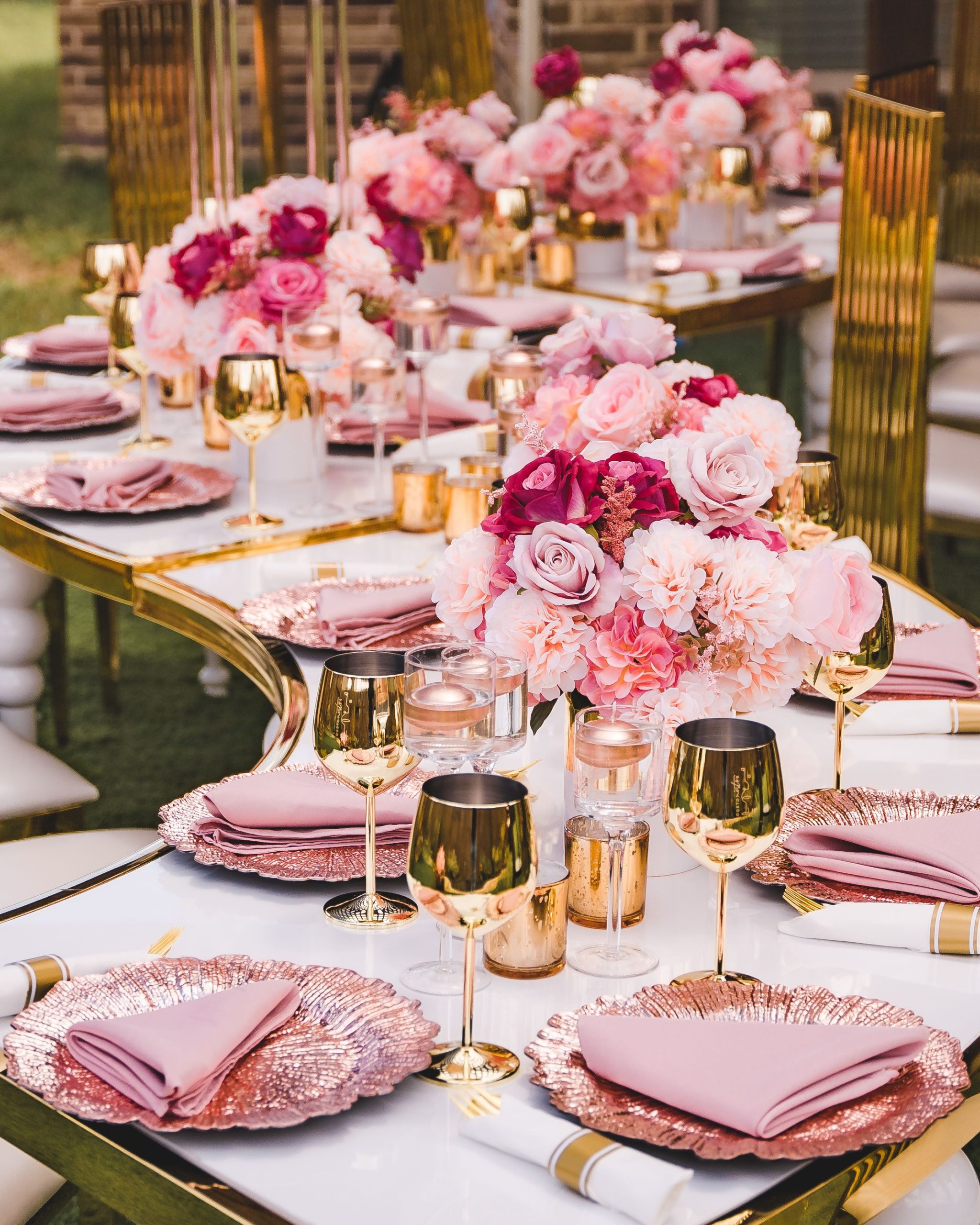 wedding decorations rental displays